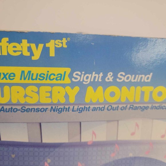 Safety 1st Deluxe Musical Sight & Sound Nursery Monitor baby 205 - Picture 3 of 14